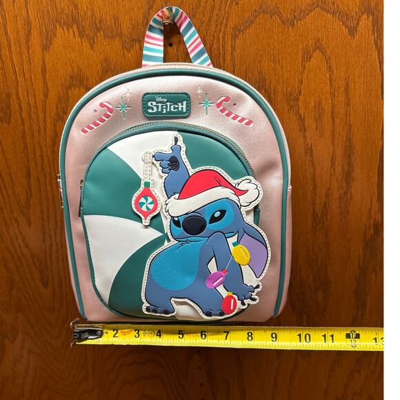 Stitch Holiday Christmas Backpack - Picture 3 of 7